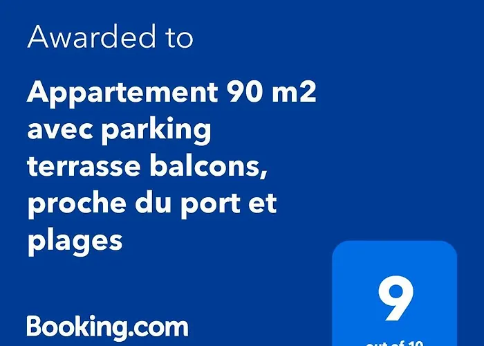 90 M2 Avec Parking Terrasse Balcons, Proche Du Port Et Plages *